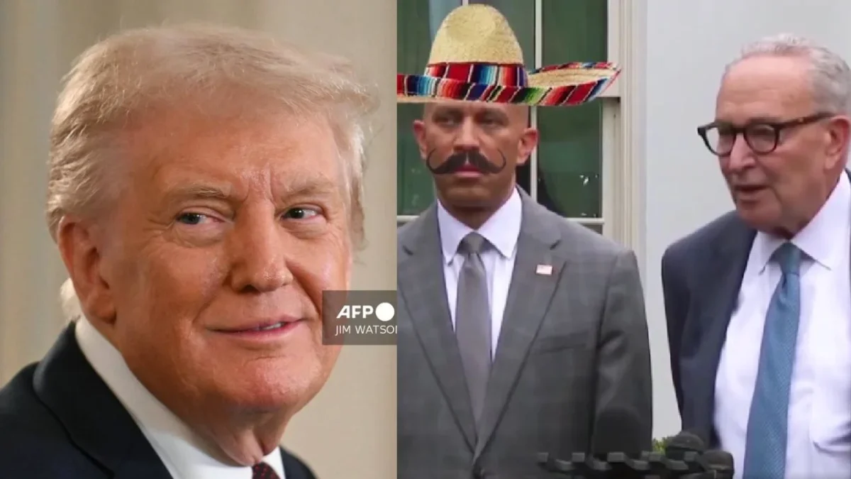 Trump difundió un video manipulado con IA en el que parodia a los líderes demócratas Chuck Schumer y Hakeem Jeffries.