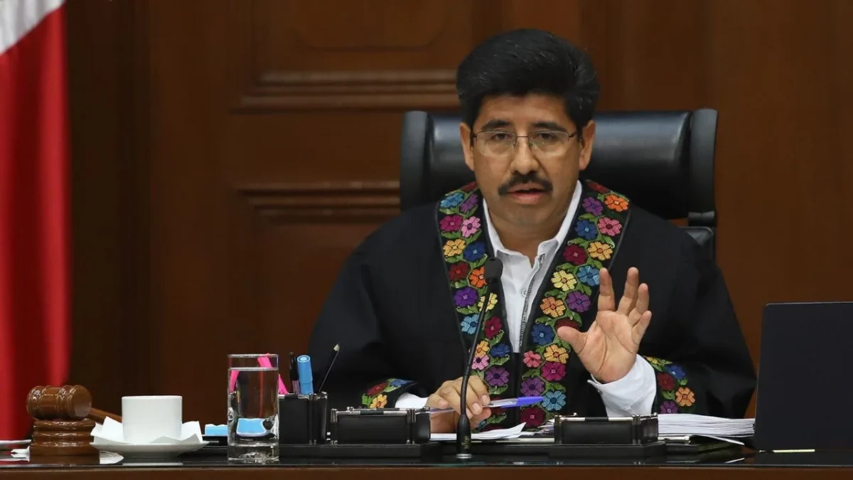 Hugo Aguilar, presidente de la Suprema Corte de Justicia de la Nación (SCJN).