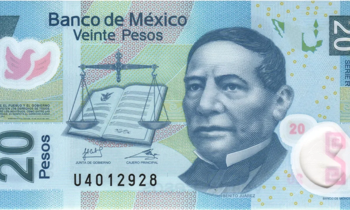 Banxico saca de circulación billete de 20 pesos con imagen de Benito Juárez