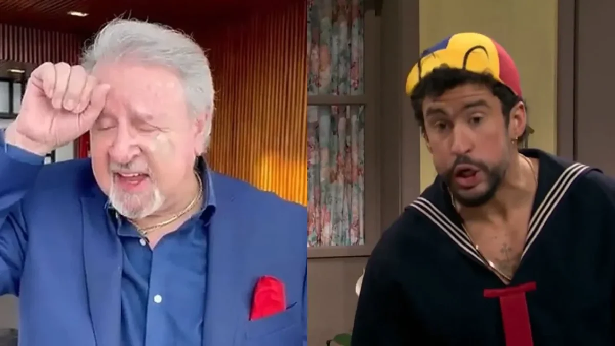 Carlos Villagrán y Florinda Meza reaccionan a parodia de Bad Bunny de El Chavo del 8