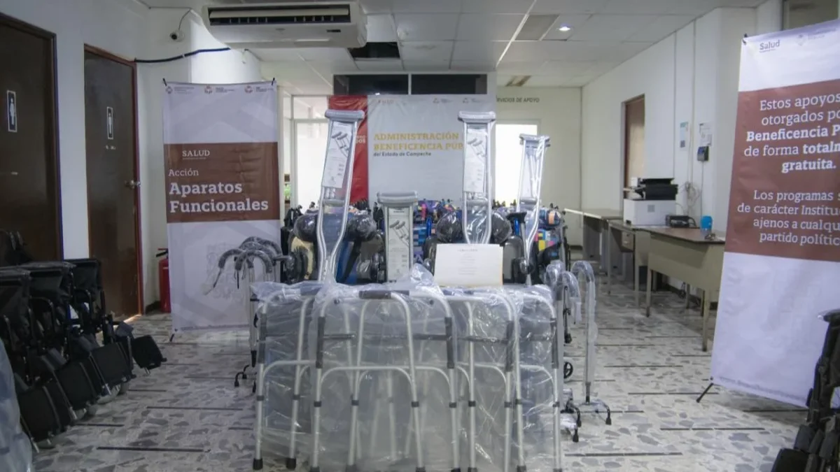 Arrancó la entrega de aparatos funcionales en las oficinas de la Administración de la Beneficencia Pública