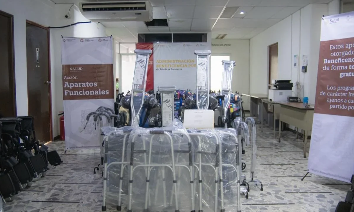 Arrancó la entrega de aparatos funcionales en las oficinas de la Administración de la Beneficencia Pública