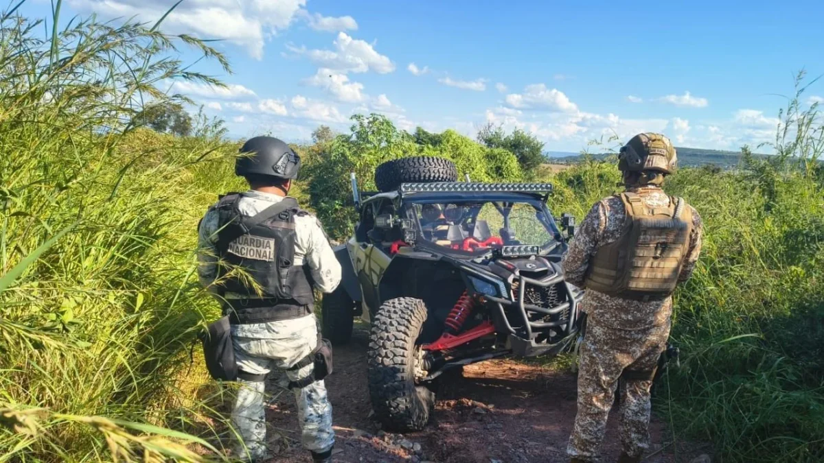 En Guanajuato, GN destruye 'gasolinera' del crimen organizado