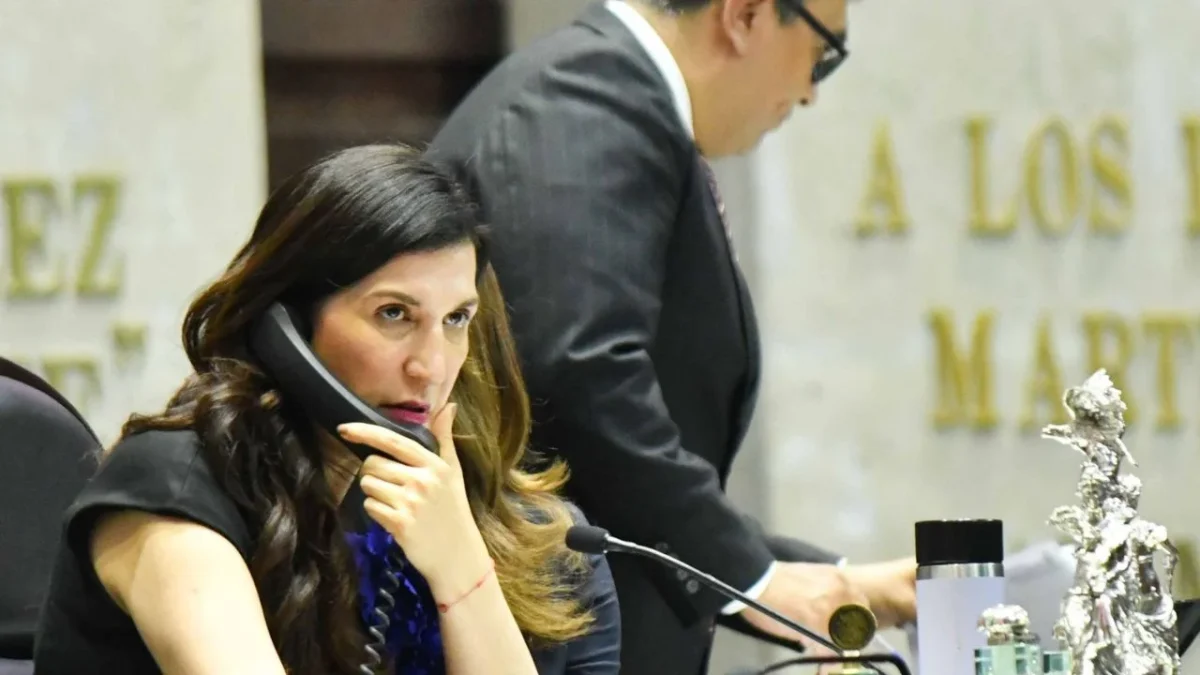 Kenia López Rabadán, presidenta de la mesa directiva de la Cámara Baja