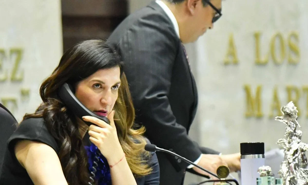 Kenia López Rabadán, presidenta de la mesa directiva de la Cámara Baja