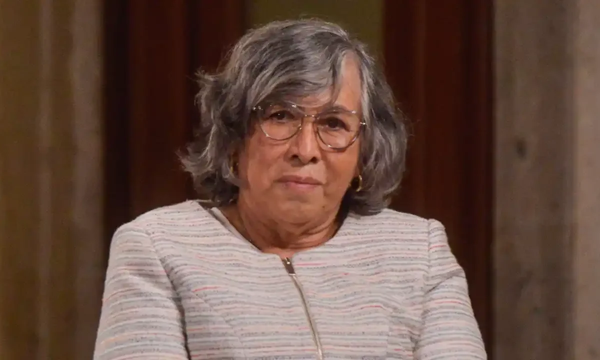 La ministra María Estela Ríos