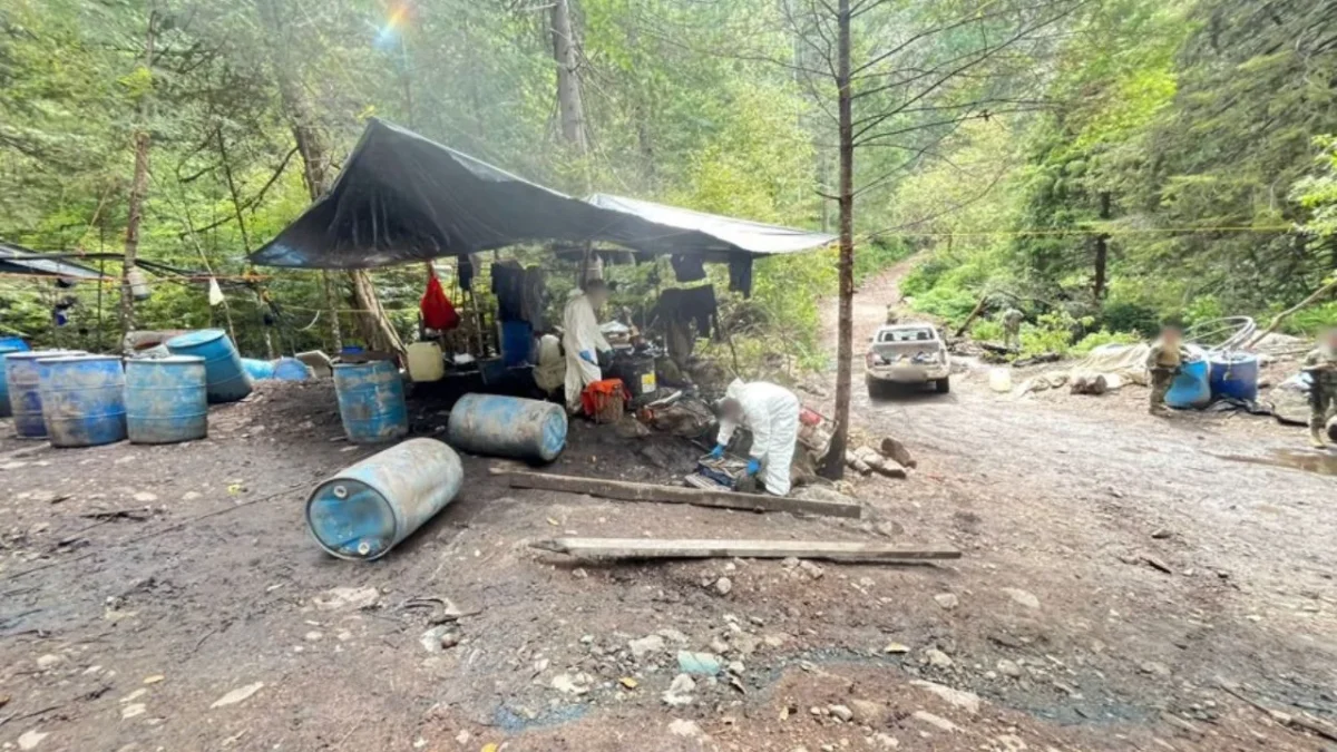 Se desmanteló un narco laboratorio, donde también incautaron 2.7 toneladas de metanfetamina