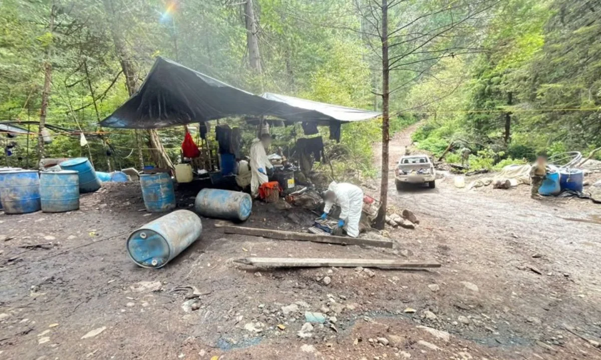 Se desmanteló un narco laboratorio, donde también incautaron 2.7 toneladas de metanfetamina