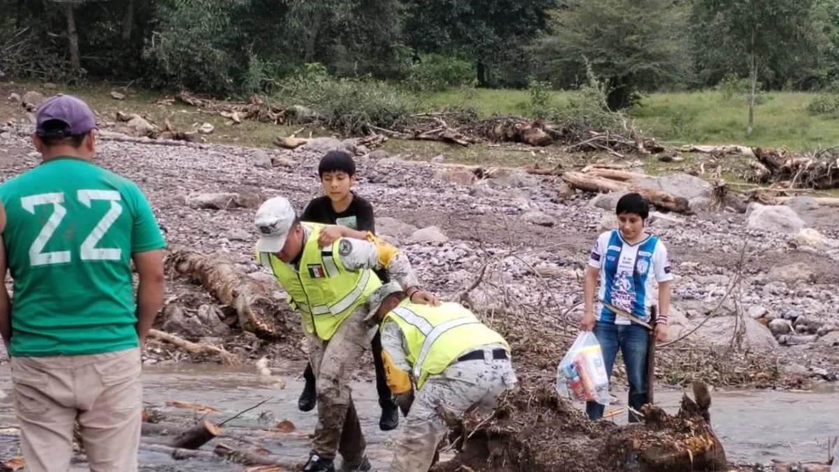 Marina ha auxiliado a más de 7 mil damnificados por las lluvias en 4 estados