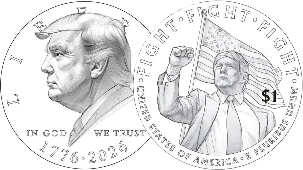 moneda de Trump