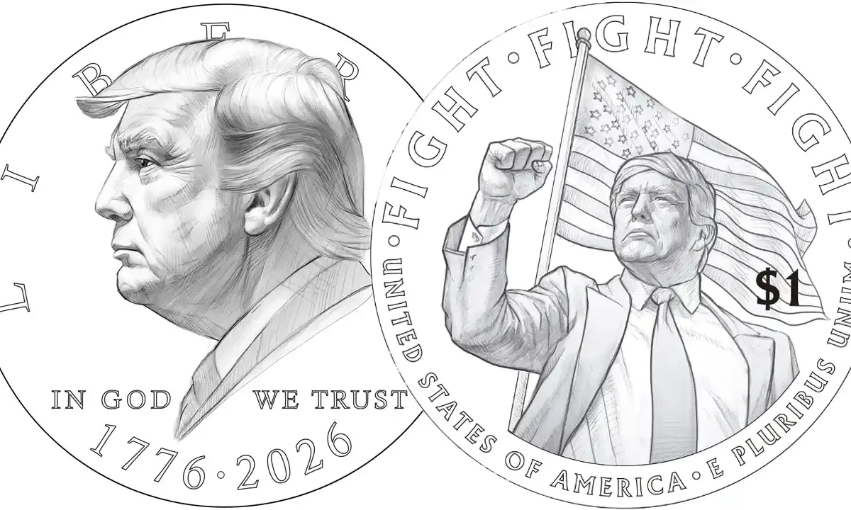 moneda de Trump