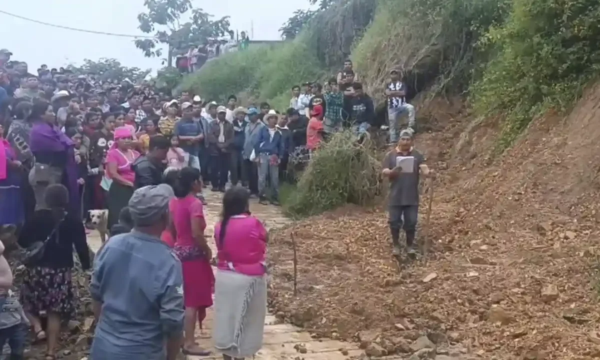 comunidad de Polintotla, en el municipio de Tianguistengo, Hidalgo