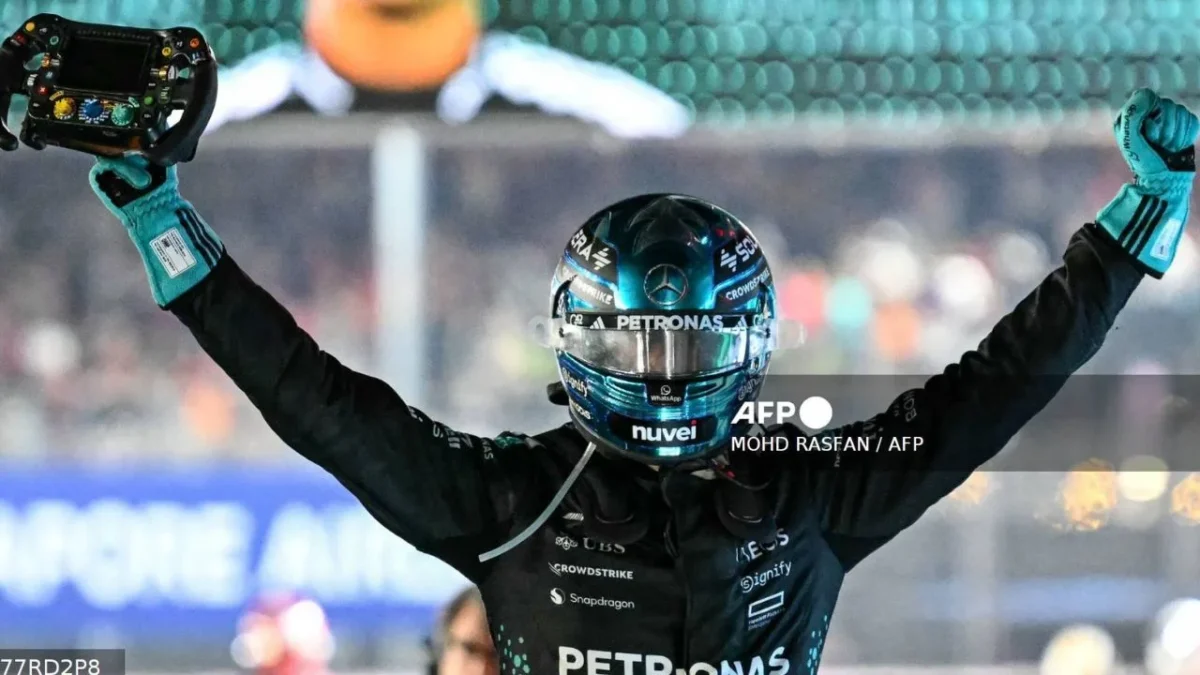 Russell gana en el Gran Premio de Singapur y McLaren sella su año de dominio
