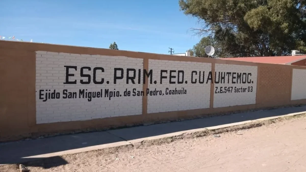 El alumno falleció tras caerse una techumbre de la escuela primaria “Cuauhtémoc”, Coahuila.