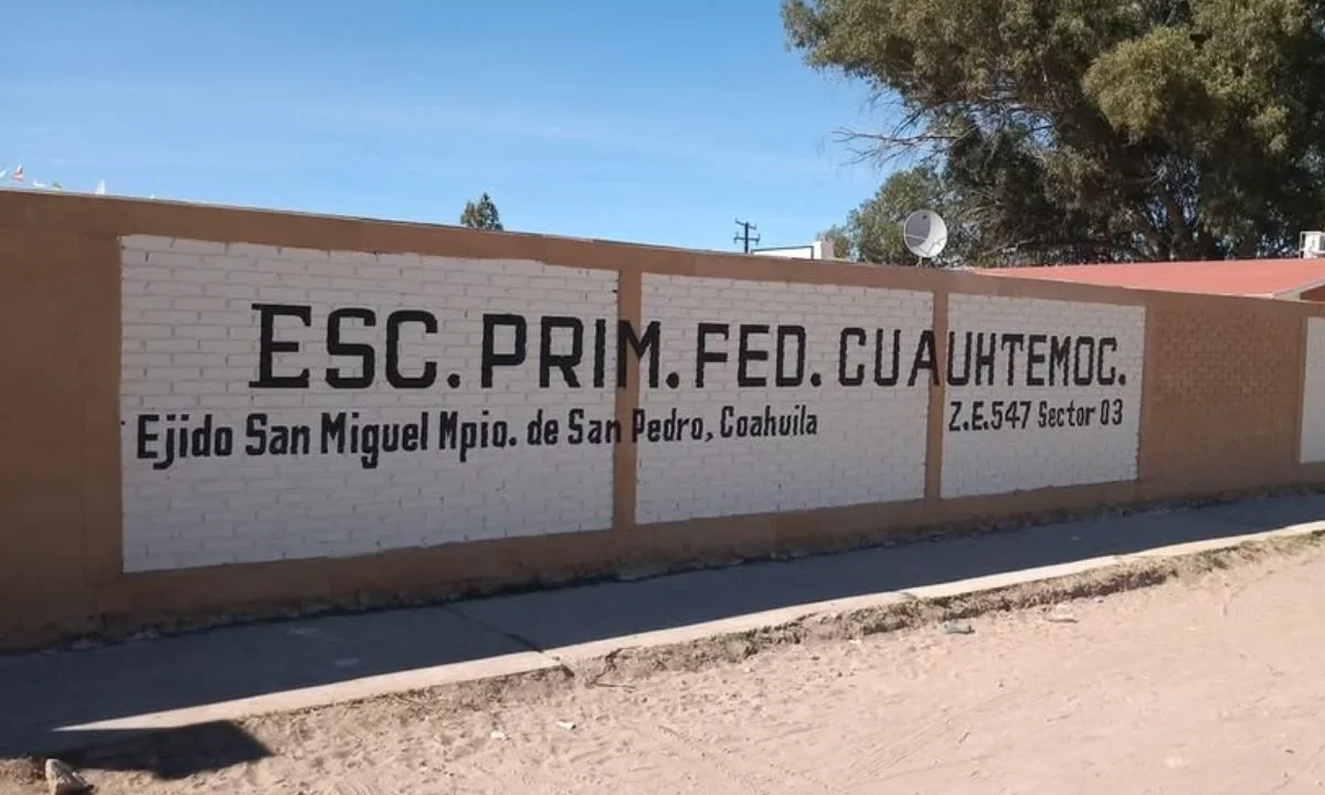 El alumno falleció tras caerse una techumbre de la escuela primaria “Cuauhtémoc”, Coahuila.