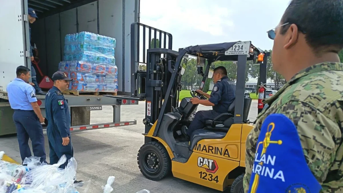 Semar llevará 200 toneladas de víveres a damnificados por lluvias a través de barcos