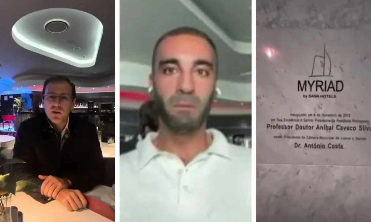 Juan Fuente, abogado de la mujer que denunció a Simón Levy, asegura que el empresario está en Portugal; grabó desde el restaurante donde dio entrevista a Uresti, horas antes.
