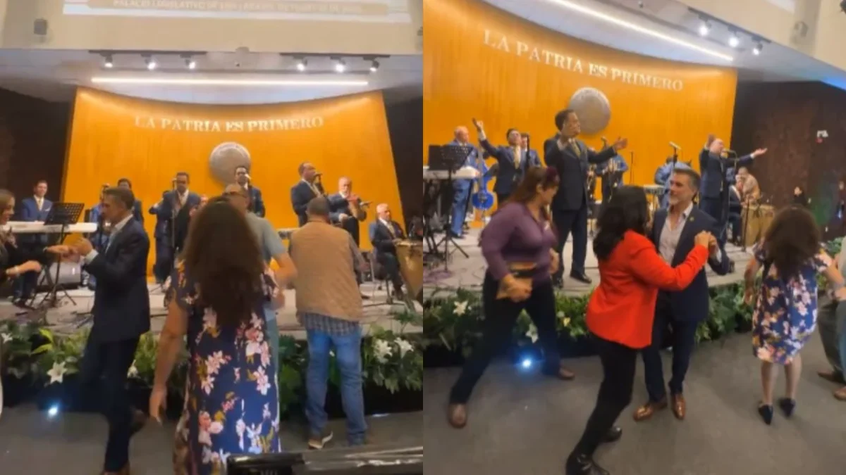 En San Lázaro se avaló la reforma a la Ley Aduanera; diputados interrumpieron sesión por foto con la Sonora Santanera que luego ofreció un concierto.