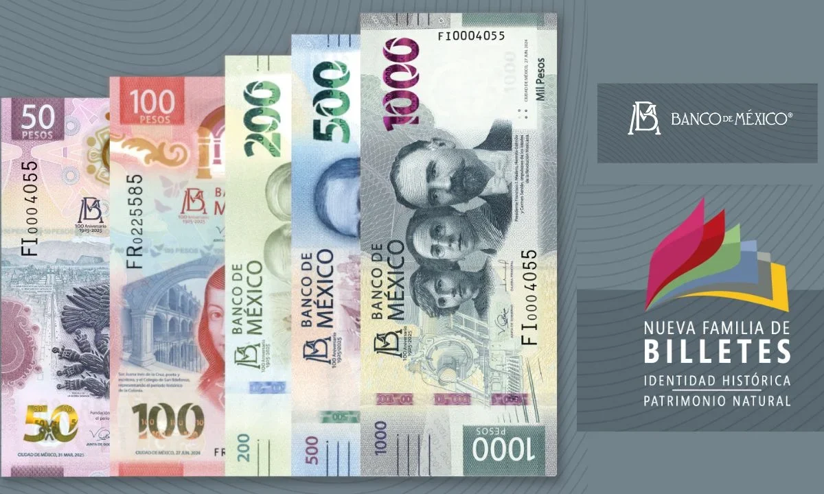 Conoce los detalles de la nueva familia de billetes emitida por Banxico, con mejores elementos de seguridad para inhibir su falsificación.