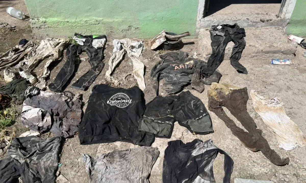 Integrantes del colectivo Hasta Encontrarte trabajan en la finca de Molino de Santa Ana, Irapuato, donde hallaron seis cuerpos.