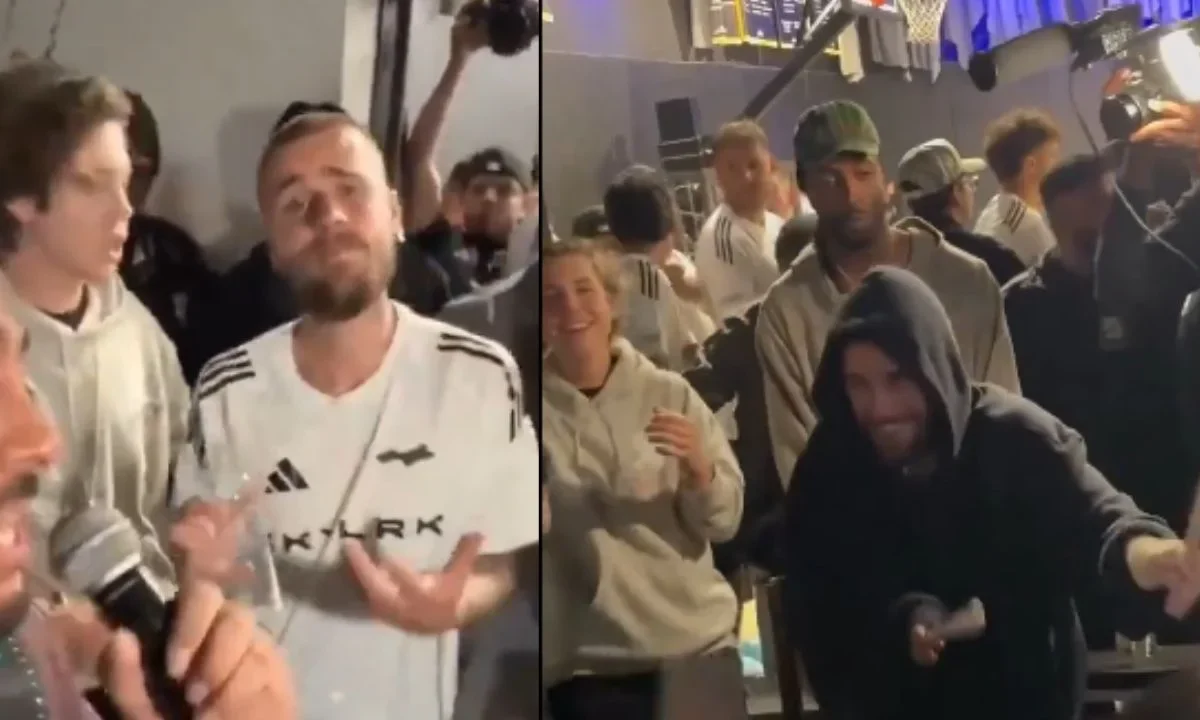 Un video de Justin Bieber se volvió viral en redes sociales al captarlo bailando y luego tocando junto a una banda sinaloense en Los Ángeles.
