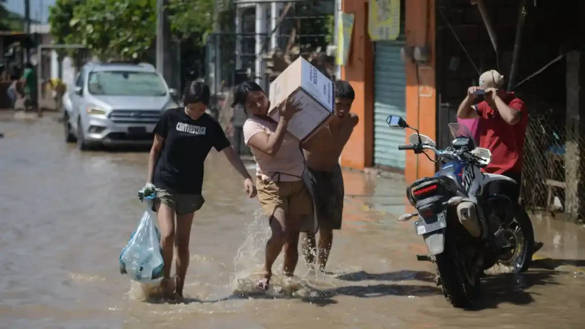 familias afectadas por las intensas lluvias