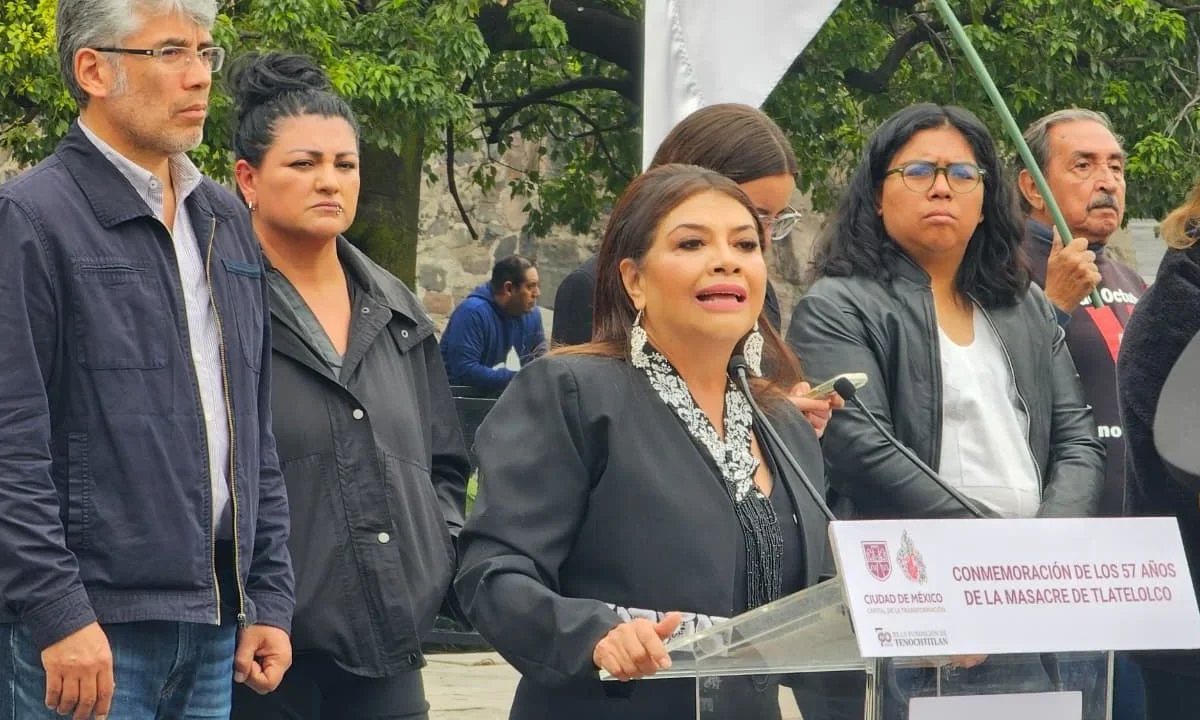 Clara Brugada pide cese al fuego en Gaza