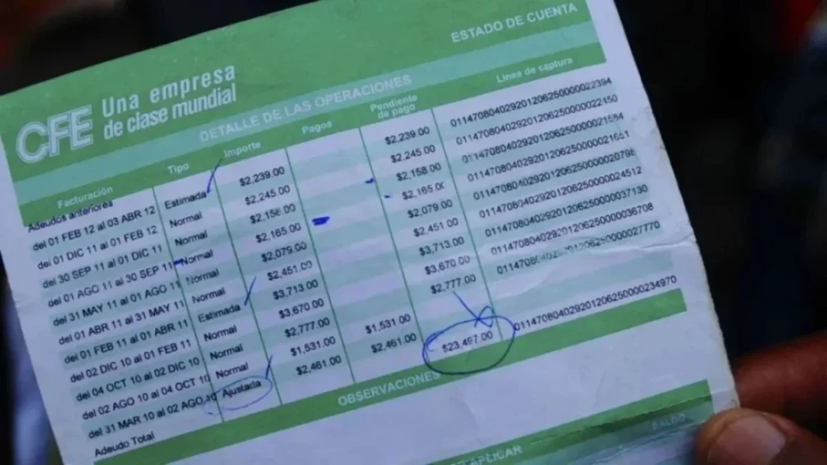¿Cuándo, dónde y por qué subirá el recibo de la luz de CFE?