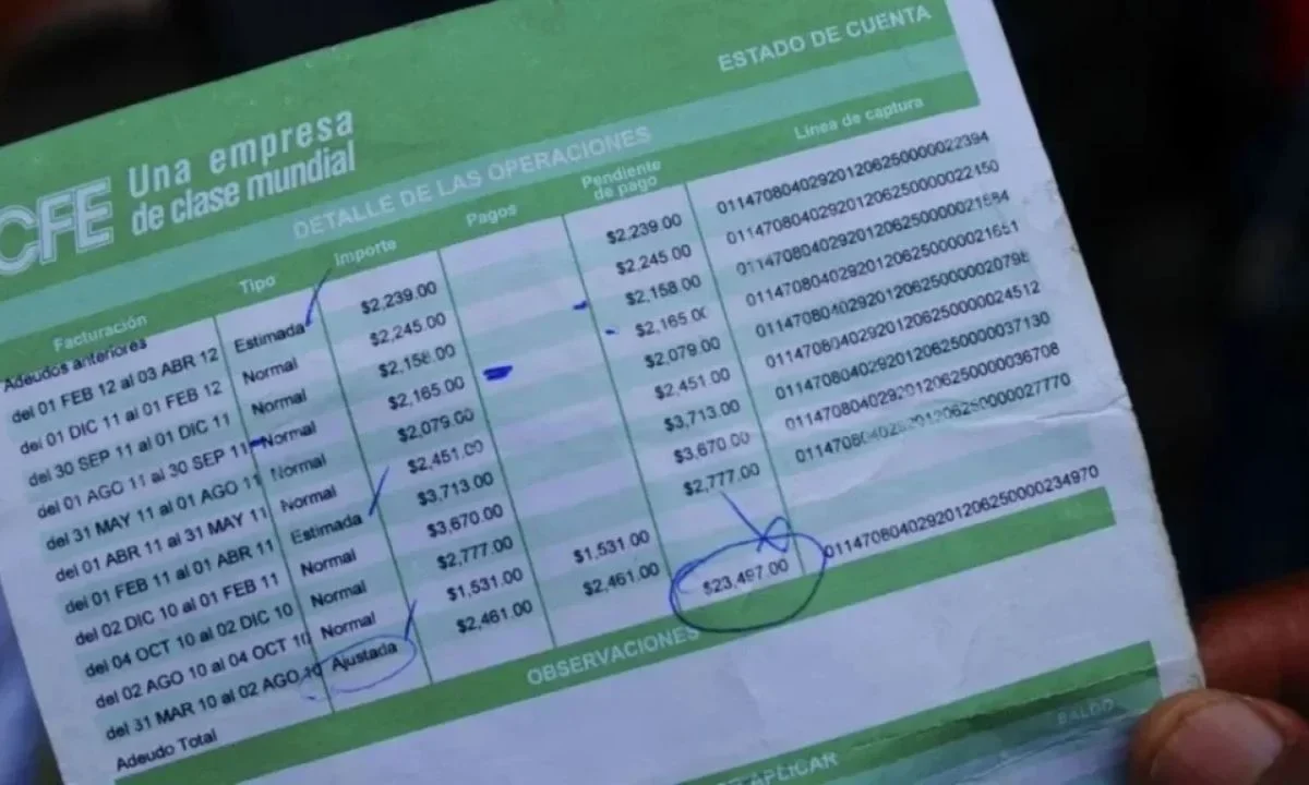 ¿Cuándo, dónde y por qué subirá el recibo de la luz de CFE?
