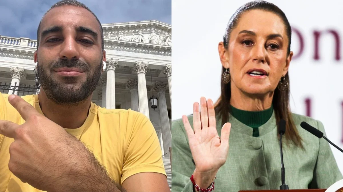 Simón Levy y Claudia Sheinbaum
