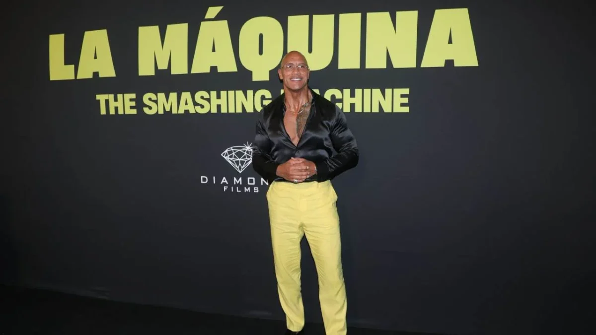 El actor y exluchador de WWE, Dwayne Johnson 'La Roca', promociona en México la película 'La Máquina'.