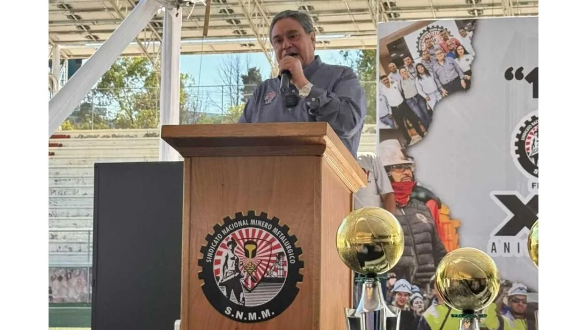 El Sindicato Nacional Minero Metalúrgico FRENTE marchó en el marco de su quince aniversario.
