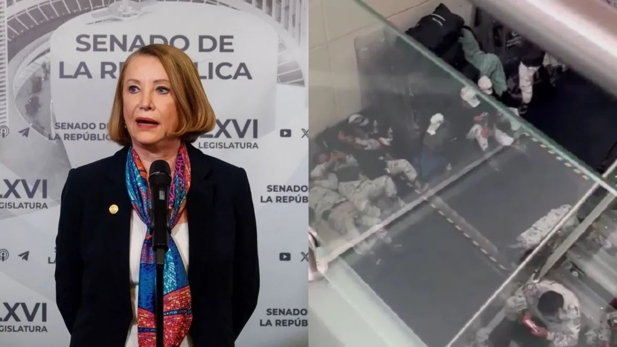 La senadora Laura Itzel Castillo señaló que presencia de elementos de Guardia Nacional en el Senado se debe a 'medidas disuasivas'.