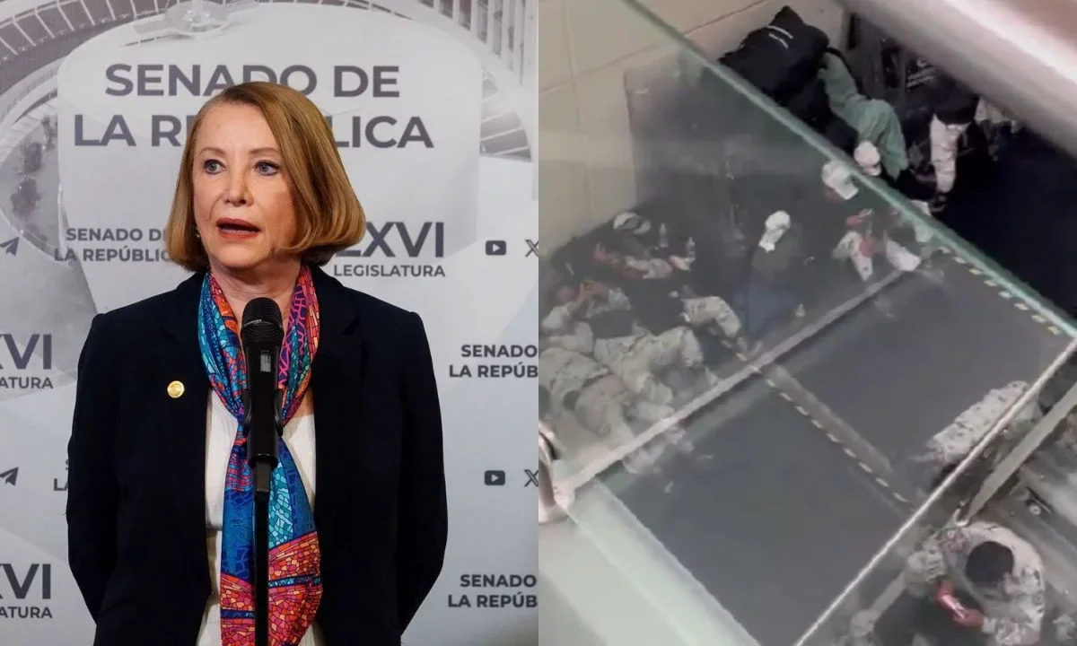La senadora Laura Itzel Castillo señaló que presencia de elementos de Guardia Nacional en el Senado se debe a 'medidas disuasivas'.