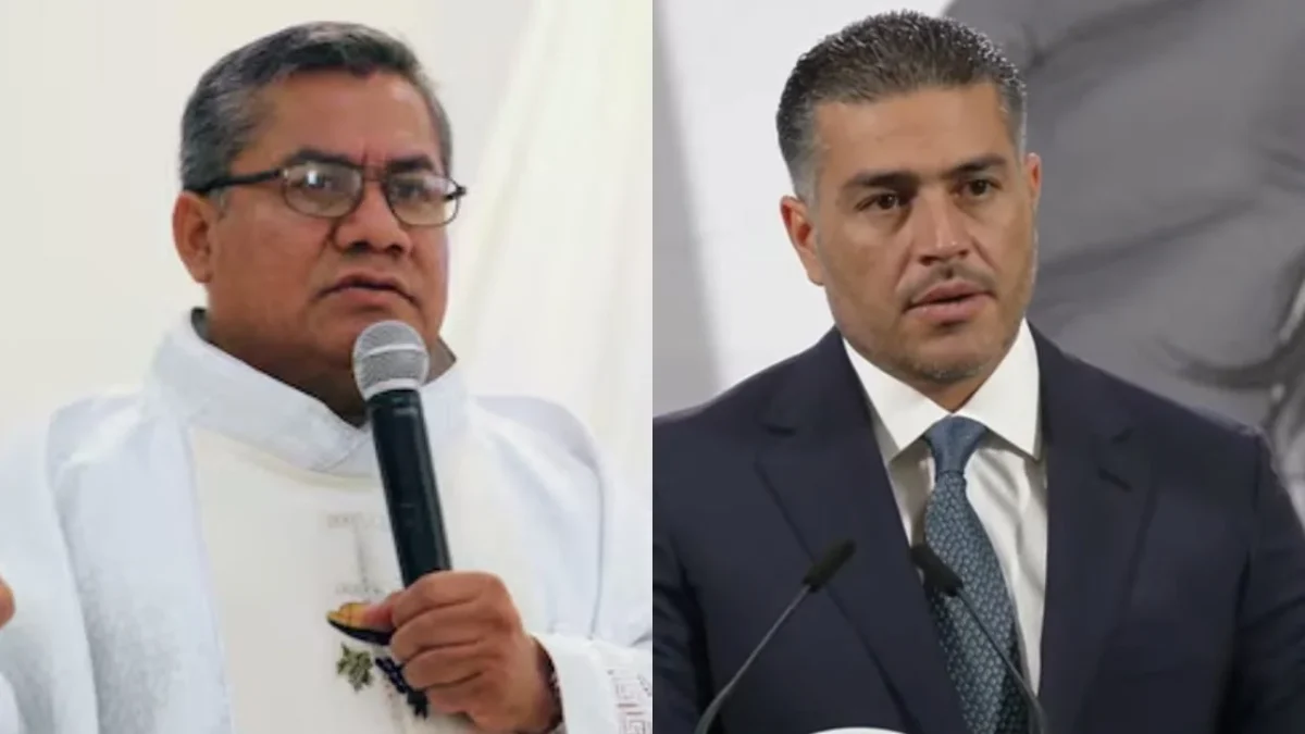 Omar García Harfuch confirmó que el chofer del padre Bertoldo es investigado por su posible participación en el homicidio.