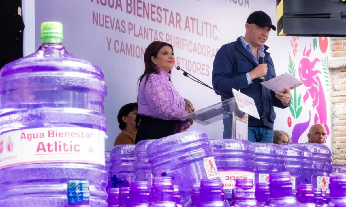 La Jefa de Gobierno, Clara Brugada, encabezó la ampliación de Agua Bienestar, que ahora cuenta con 11 plantas operando.