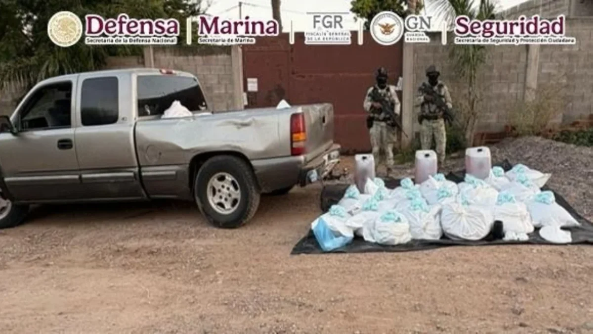 Autoridades aseguraron drogas y precursores químicos en Culiacán y Cosalá, Sinaloa, durante operativos de la SSPC.