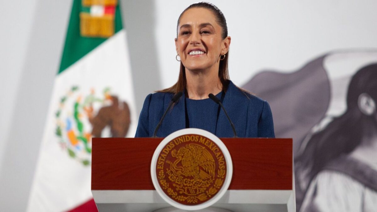 Claudia Sheinbaum durante la Conferencia del Pueblo del miércoles 01 de octubre de 2025