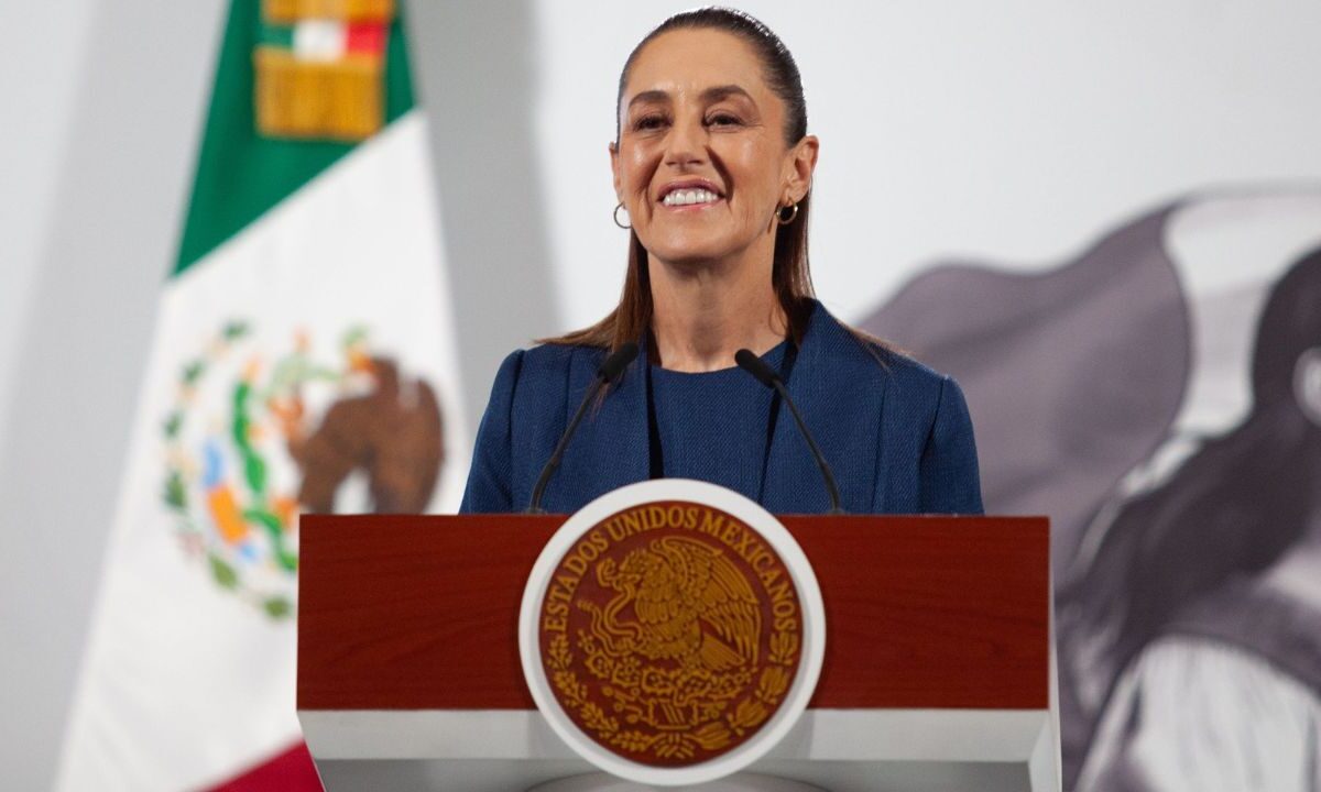 Claudia Sheinbaum durante la Conferencia del Pueblo del miércoles 01 de octubre de 2025