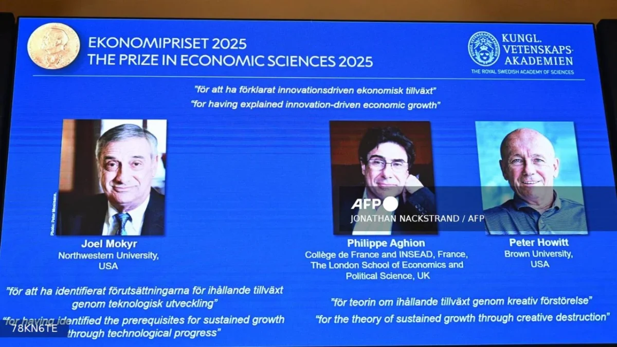 Ganadores del Premio Nobel de Economía 2025 advierten riesgos por IA