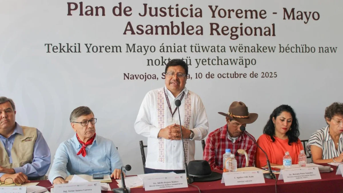 Autoridades indígenas y del Gobierno de México, realizaron un balance de avances y pendientes del Plan de Justicia del Pueblo Yoreme- Mayo.