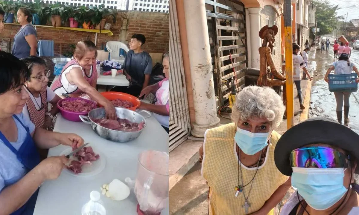 Habitantes de Poza Rica llevan 15 días entre penumbras, lodo, basura y desesperanza, pero con la ayuda incondicional de voluntarios.