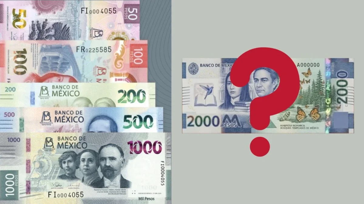 La imagen del supuesto nuevo billete de 2 mil pesos incluye los rostros de Rosario Castellanos y Octavio Paz según circuló en redes sociales.