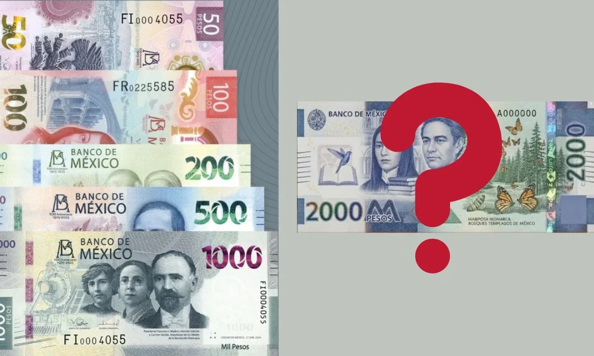 La imagen del supuesto nuevo billete de 2 mil pesos incluye los rostros de Rosario Castellanos y Octavio Paz según circuló en redes sociales.