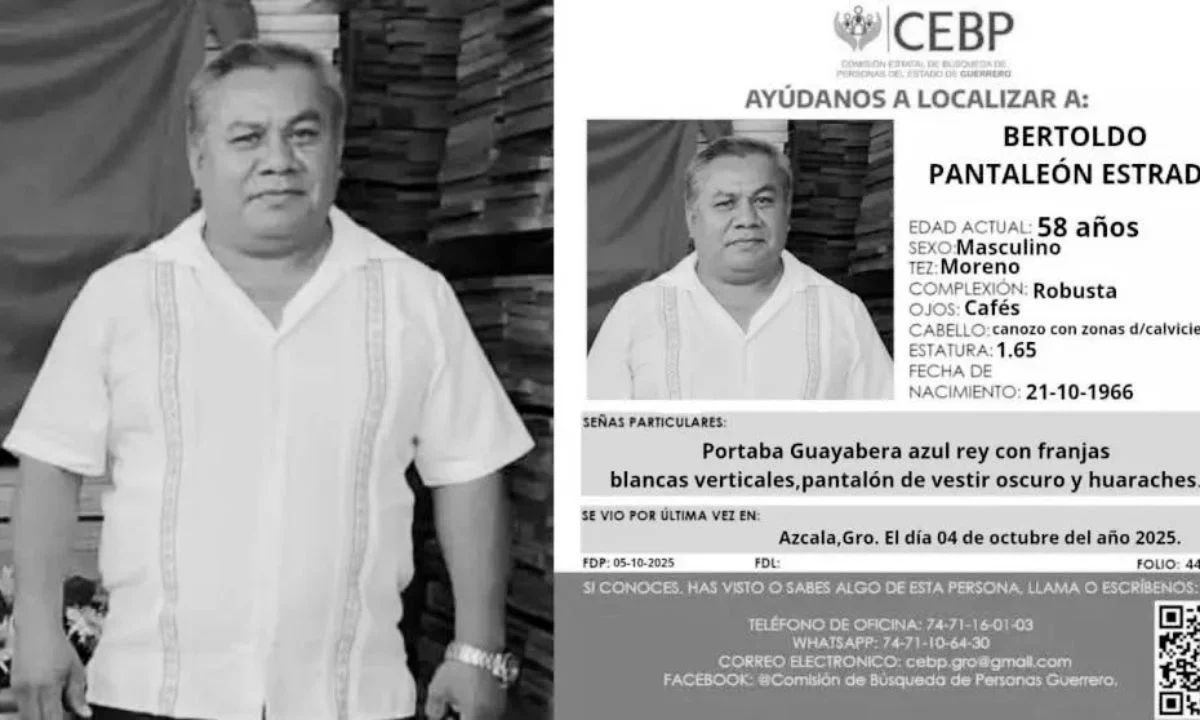 La Fiscalía de Guerrero confirmó el asesinato del párroco Bertoldo Pantaleón Estrada, de Mezcala, reportado como desaparecido.