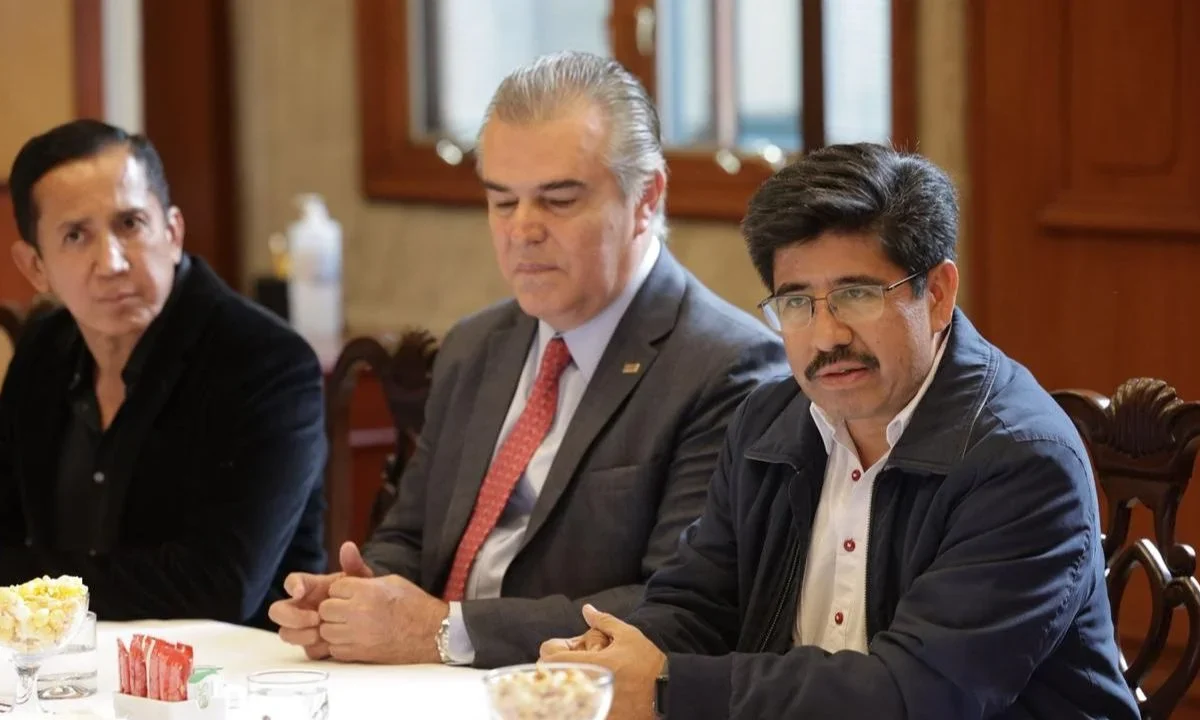 Hugo Aguilar Ortiz, presidente de la nueva Suprema Corte de Justicia de la Nación, en reunión con miembros del Consejo Coordinador Empresarial.