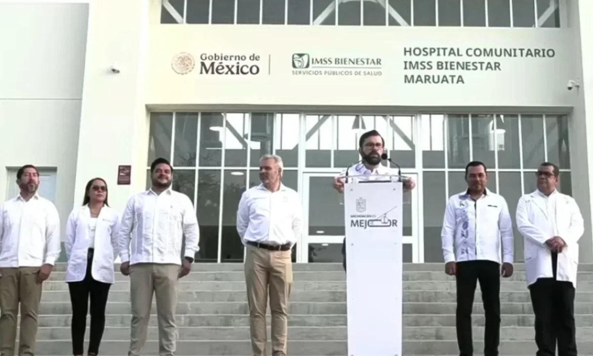 Claudia Sheinbaum encabezó a distancia la inauguración del Hospital Comunitario de Maruata, que beneficiará a más de 50 mil habitantes.