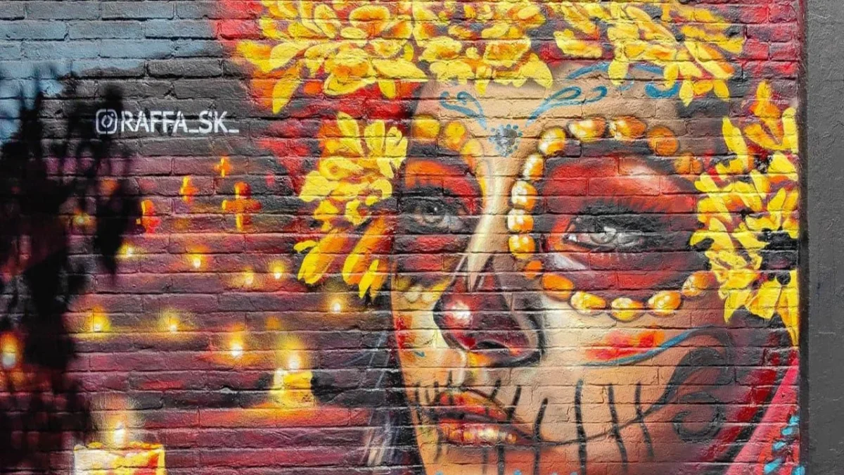 Grafiti del festival Chiquizcui