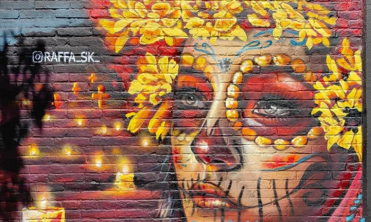 Grafiti del festival Chiquizcui