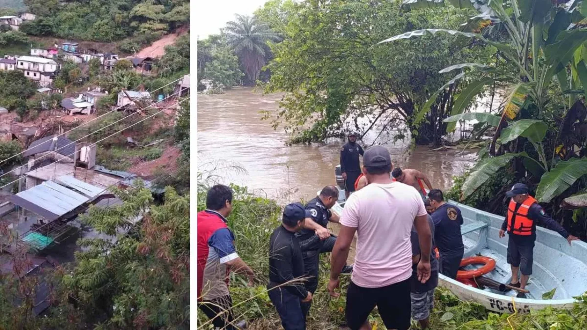 En tan solo 24 horas, las intensas lluvias en México dejaron al menos 24 muertos.